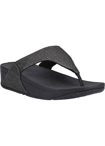 Fitflop Lulu Shimmerlux Toe Post Sandals Freemans