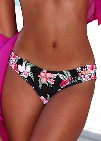 Lascana Floral Bikini Bottoms Freemans