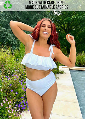 Stacey Solomon High Waisted Shirred Bikini Bottoms Freemans