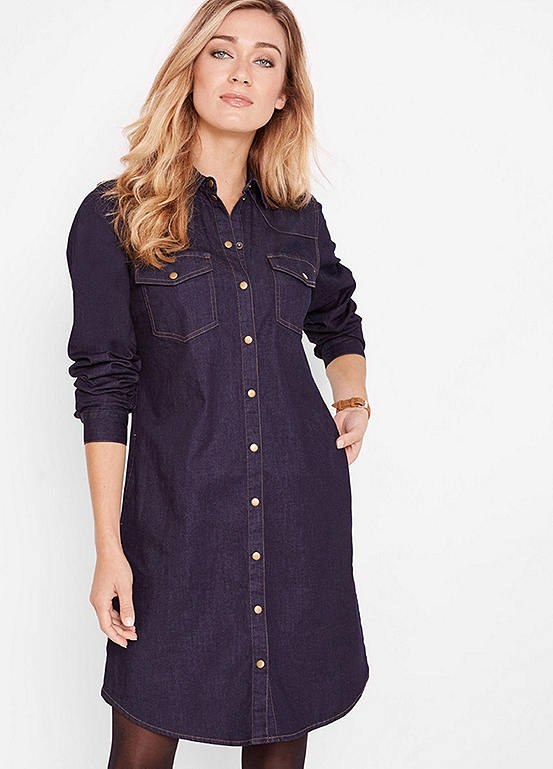 Bonprix Denim Shirt Dress Freemans