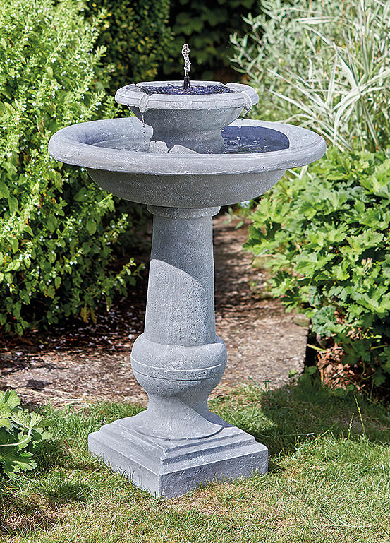 Smart Garden Chatsworth 2 Tier Solar Powered Chatsworth Fountain Freemans