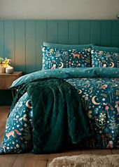 Catherine Lansfield Enchanted Twilight Animals Reversible Double