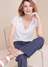 Kaleidoscope Linen Trousers | Freemans