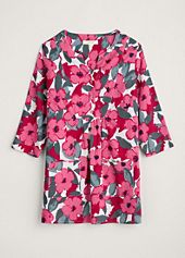 Seasalt Cornwall Teal Grass Wave Dress | Freemans