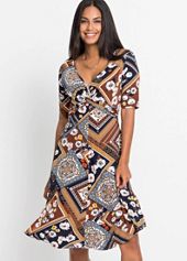 Flamenco Knotted Front Dress by bonprix 