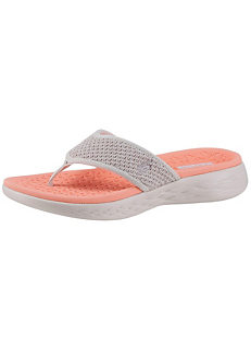 skechers sandals orange