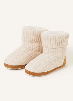 Accessorize Cable Knitted Boots