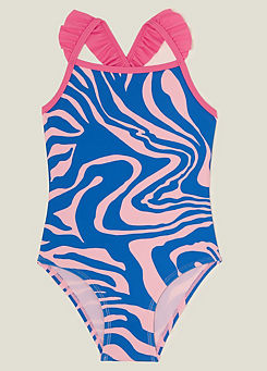 Accessorize Girls Animal Print Swimsuit