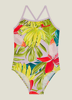 Accessorize Girls Botanical Swimsuit