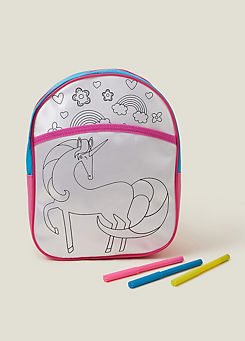 Accessorize Girls Colour-In Backpack