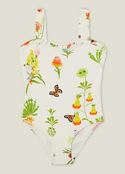 Accessorize Girls Floral Swimsuit