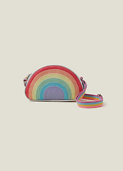Accessorize Girls Rainbow Cross-Body Bag