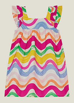 Accessorize Girls Wavy Stripe Dress