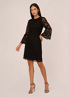 Adrianna Papell Lace Short Dress