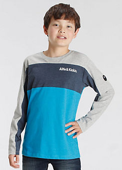 Alife & Kickin Kids Colour Block Long Sleeve T-Shirt