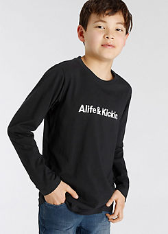 Alife & Kickin Kids Printed Long Sleeve Basic T-Shirt