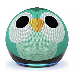 Amazon All-new Echo Dot (5th Generation, 2022 Release) Kids - Designed for Kids, with Parental Controls - Owl