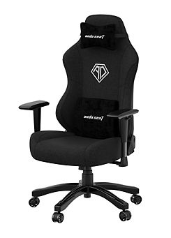 Andaseat Phantom 3 Premium Large Gaming Chair - Black Fabric