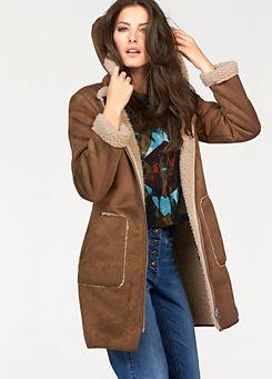 Aniston Faux Suede Coat