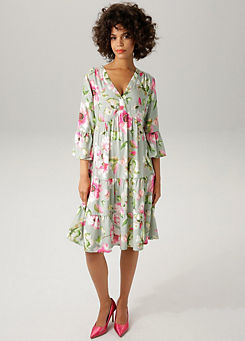 Aniston Floral Print Dress