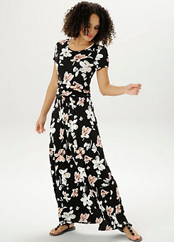 Aniston Floral Print Maxi Dress