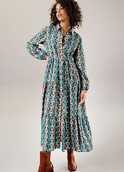 Aniston Patterned Maxi Dress