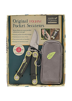 Apples To Pears Original Folding Pocket Secateurs