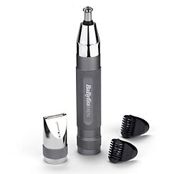 BaByliss MEN Super X-Metal Series High Performance Diamond Precision Nose and Eyebrow Hair Trimmer