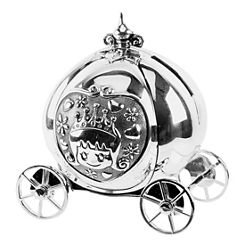 Bambino Silver Plated Fairytale Carriage Money Box
