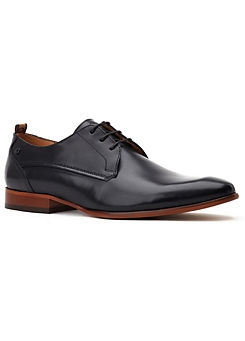 Base London Black Gambino Lace Up Derby Shoes