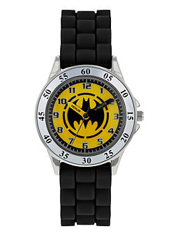 Batman Black Silicon Strap Watch