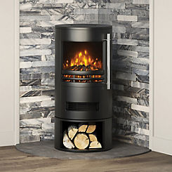 Be Modern Tunstall & Log Store Electric Stove
