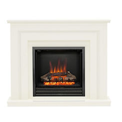 Be Modern Whitham Soft White Electric Fire Suite