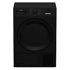 Beko 7KG Condenser Tumble Dryer DTLCE70051B - Black