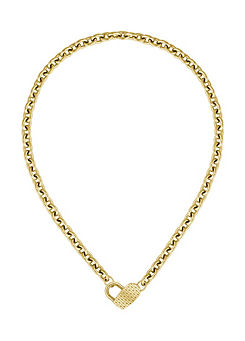 Boss Ladies Dinya Collection Gold IP Plated Necklace