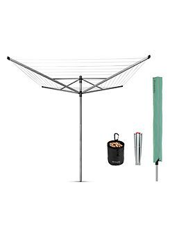 Brabantia Steel Lift-O-Matic 50m, Ground Spike & Accessories Rotary Dryer