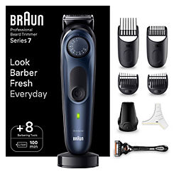 Braun Beard Trimmer Series 7 BT7421 - Trimmer with Barber Tools