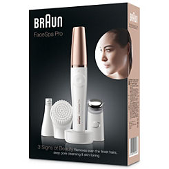 Braun FaceSpa Pro 911 Facial Epilator - White/Bronze