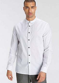 Bruno Banani High Collar Long Sleeve Shirt