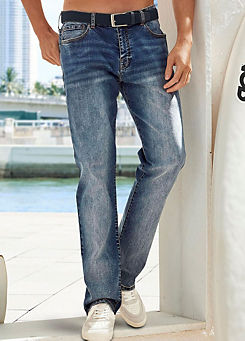 Buffalo 5-Pocket Straight Leg Jeans