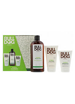 Bulldog Original Grooming Kit - Shower Gel 500ml, Face Wash 150ml & Moisturiser 100ml