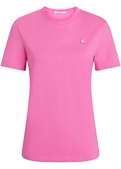 Calvin Klein Embroidered Logo Badge Short Sleeve T-Shirt