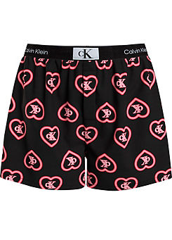 Calvin Klein Heart Print Pyjama Shorts