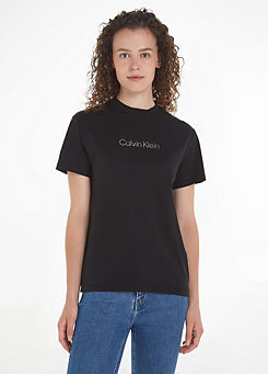 Calvin Klein Hero Metallic Logo T-Shirt