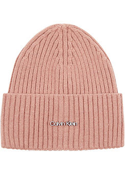 Calvin Klein Knit Logo Beanie Hat