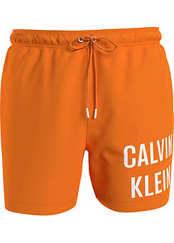 Calvin Klein Logo Print Swim Shorts