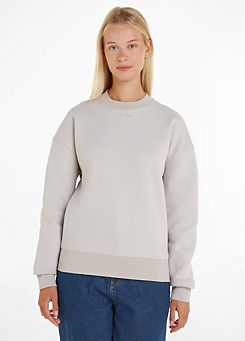 Calvin Klein Metallic Micro Logo Sweatshirt