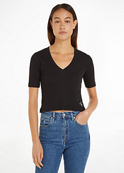 Calvin Klein V-Neck Short Sleeve T-Shirt