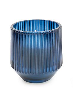Candlelight Midnight Pomegranate Scent 9.7cm Ridged Glass Candle