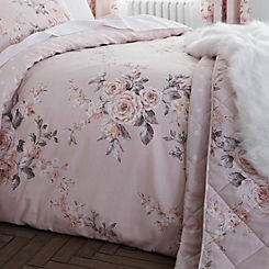 Canterbury Blush Glitter Bedspread by Catherine Lansfield